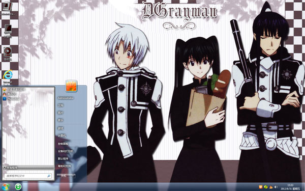 动漫驱魔少年win10免费壁纸