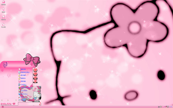  Hello kitty�λ÷�ɫϵw10����