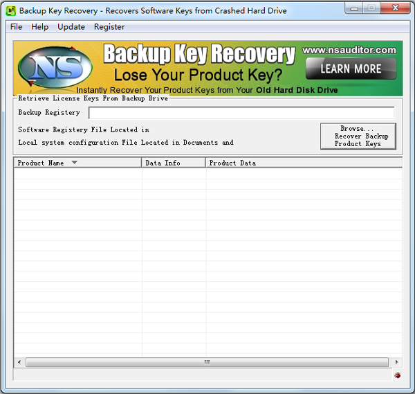 Backup Key Recovery(备份密码恢复) V2.1.8