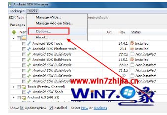 win10ϵͳ��android sdk manager�޷����µĽ������
